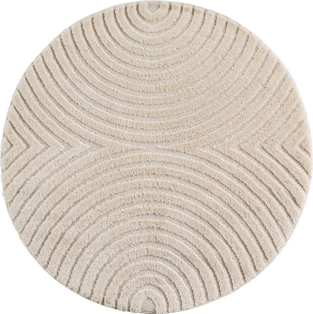 Krémový kulatý koberec ø 200 cm Art 1122 – Ayyildiz Carpets Ayyildiz Carpets