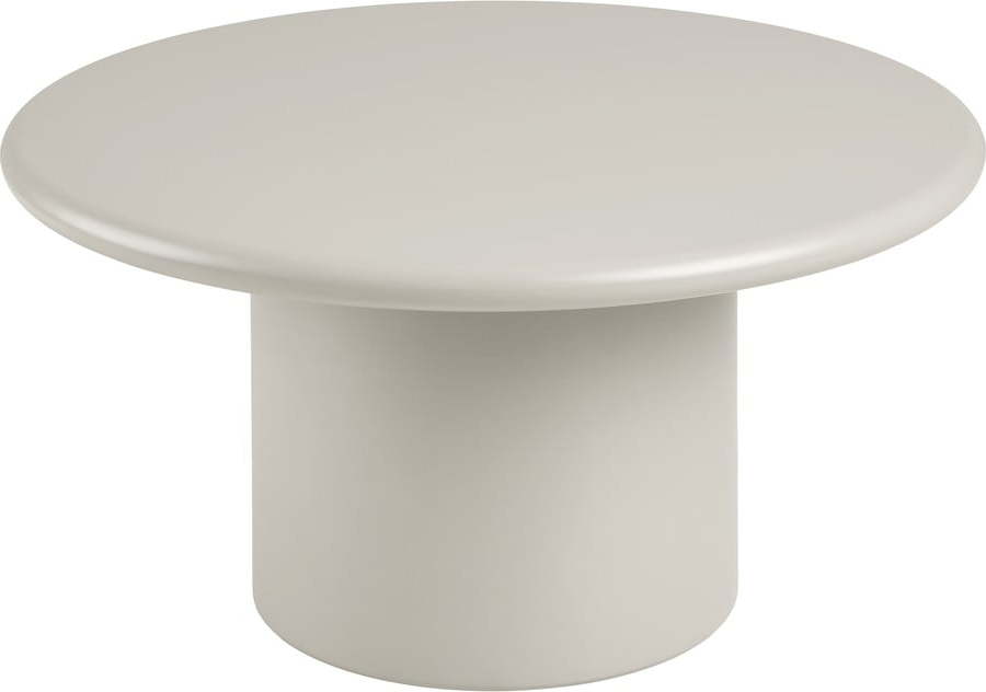 Krémový kulatý konferenční stolek ø 80 cm Nagano – House Nordic House Nordic