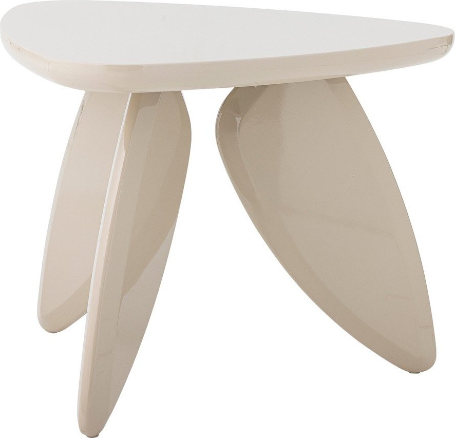 Krémový lesklý konferenční stolek 57x60 cm Magia – Bloomingville Bloomingville