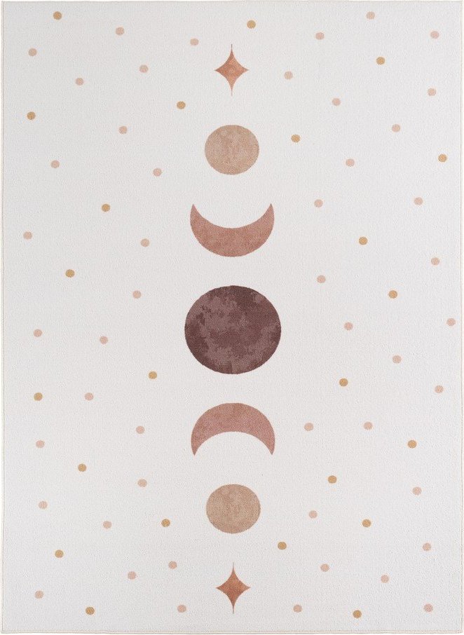 Krémový pratelný dětský koberec 160x230 cm Coco 1136 – Ayyildiz Carpets Ayyildiz Carpets