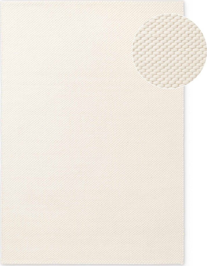 Krémový ručně tkaný vlněný koberec 160x230 cm Lyon Beans – Elle Decoration Elle Decoration
