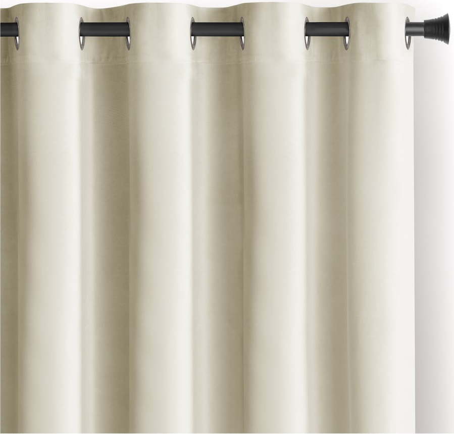 Krémový sametový dimout závěs 140x245 cm – Restilo Restilo