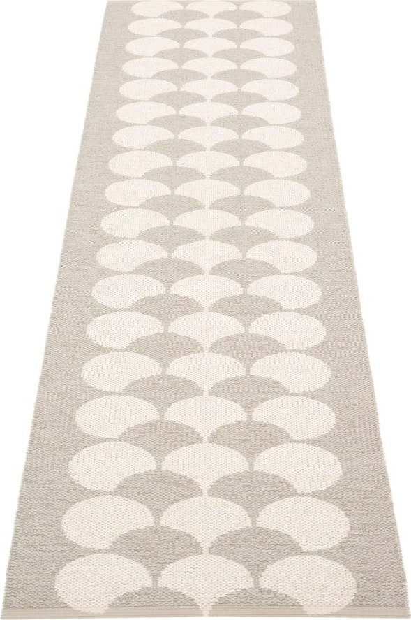 Krémový vnitřní a venkovní běhoun 70x250 cm Poppy Linen – Pappelina Pappelina