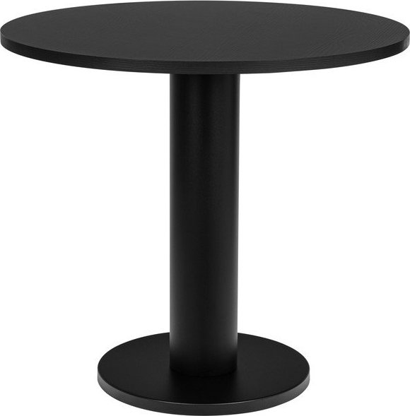 Kulatý jídelní stůl s deskou v dubovém dekoru ø 80 cm Sool – noo.ma NOO.MA