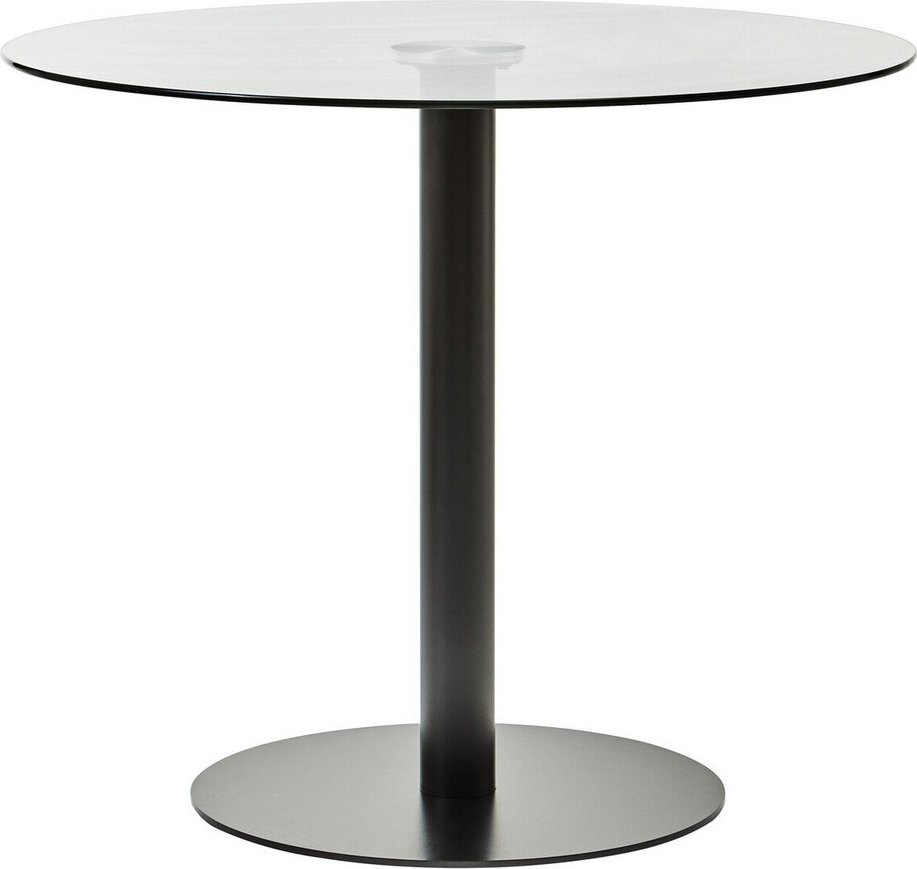 Kulatý jídelní stůl se skleněnou deskou ø 90 cm Metropolitan – Premier Housewares Premier Housewares