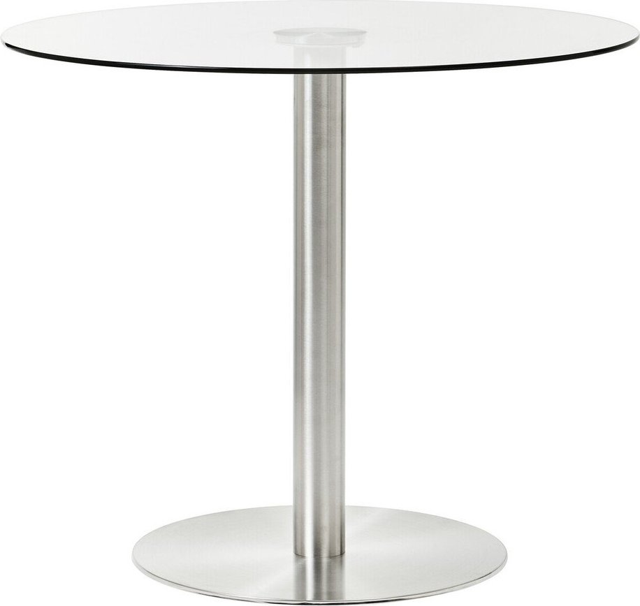 Kulatý jídelní stůl se skleněnou deskou ø 90 cm Metropolitan – Premier Housewares Premier Housewares
