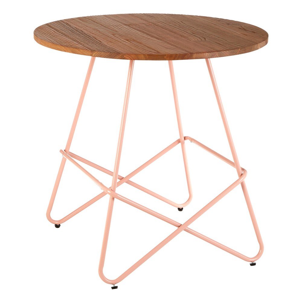 Kulatý jídelní stůl z jilmového dřeva ø 80 cm District – Premier Housewares Premier Housewares