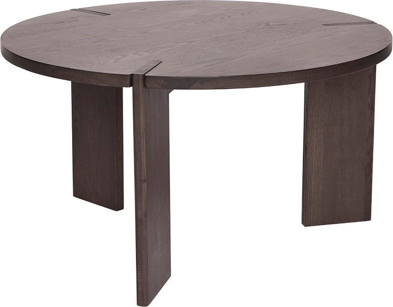 Kulatý konferenční stolek z jasanového dřeva v tmavě přírodní barvě ø 65 cm Oy – OYOY Living Design Oyoy Living Design