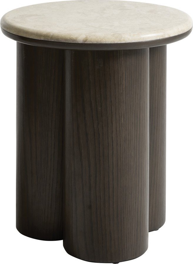 Kulatý odkládací stolek s mramorovou deskou ø 45 cm Piazze – Unique Furniture Unique Furniture