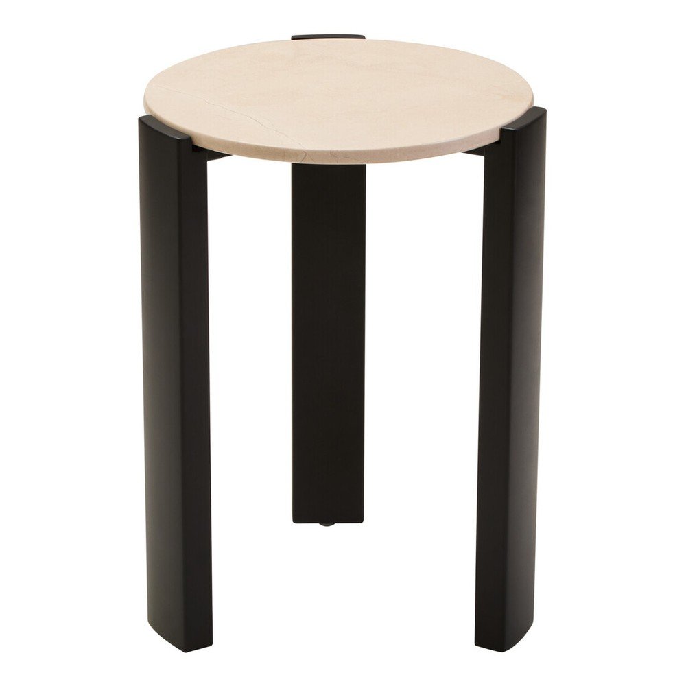 Kulatý odkládací stolek s mramorovou deskou ø 46 cm Palermo – Premier Housewares Premier Housewares