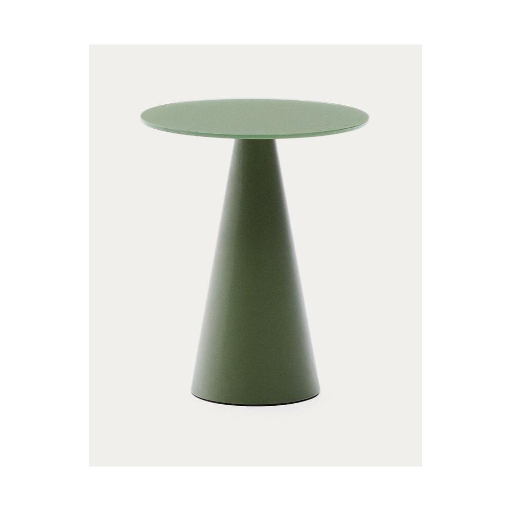 Kulatý odkládací stolek se skleněnou deskou ø 30 cm Wilshire – Kave Home Kave Home