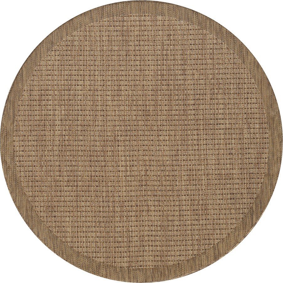 Kulatý vnitřní a venkovní koberec v přírodní barvě ø 160 cm Giza 1410 – Ayyildiz Carpets Ayyildiz Carpets