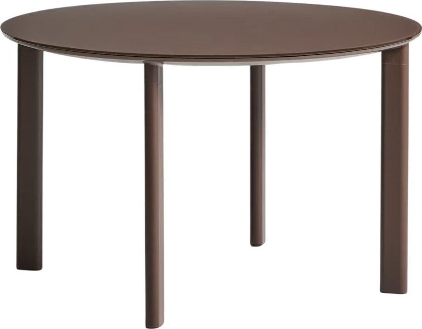 Kulatý zahradní jídelní stůl se skleněnou deskou ø 120 cm Erice – Kave Home Kave Home