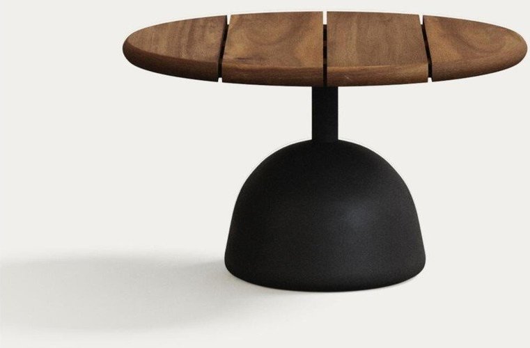 Kulatý zahradní konferenční stolek s deskou z akácie ø 55 cm Saura – Kave Home Kave Home