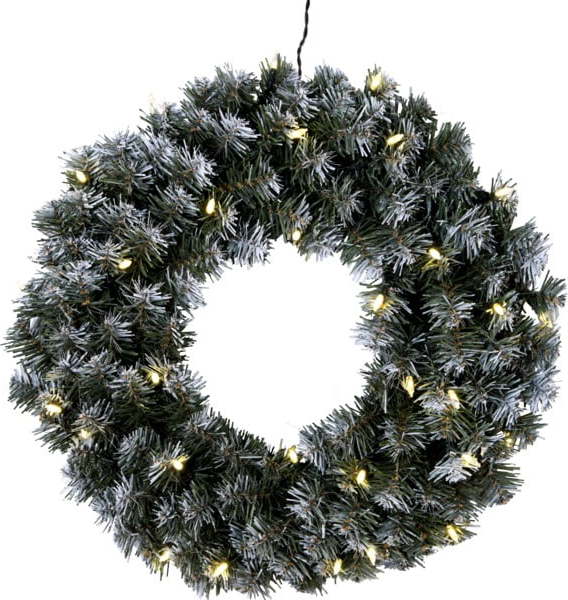 LED svítící věnec Star Trading Wreath