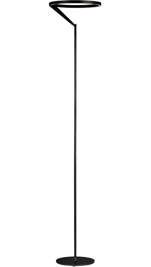 Matně černá hliníková LED stmívatelná stojací lampa (výška 168 cm) Tilia – Nova Luce Nova Luce