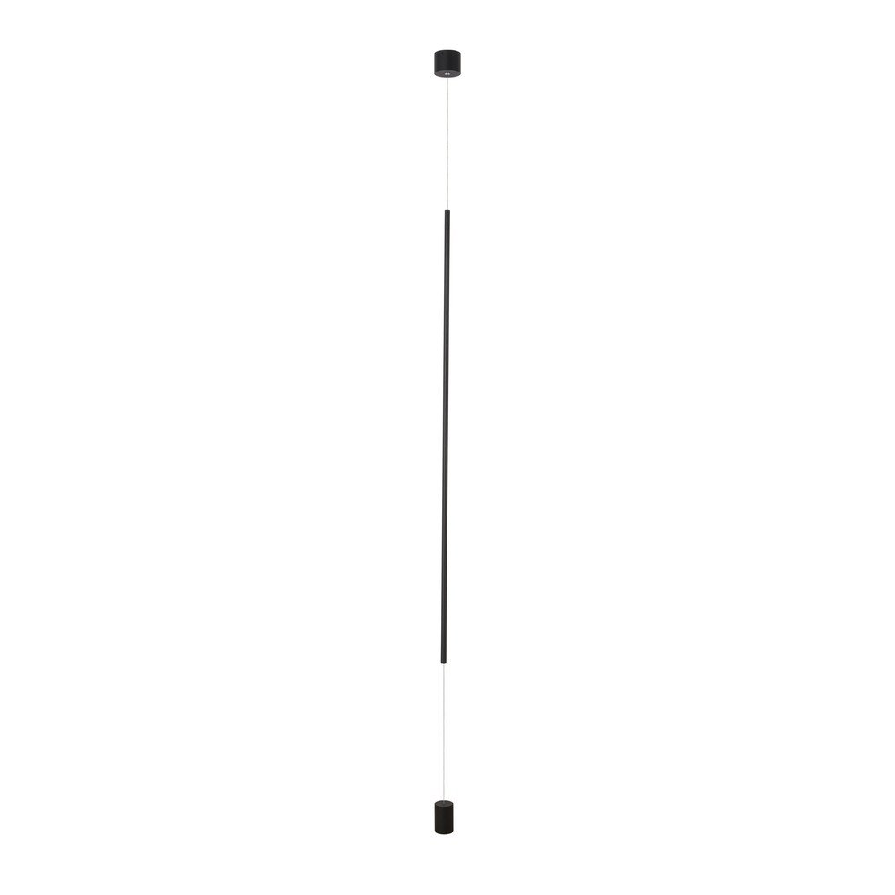 Matně černá hliníková LED stojací lampa (výška 300 cm) Elettra – Nova Luce Nova Luce