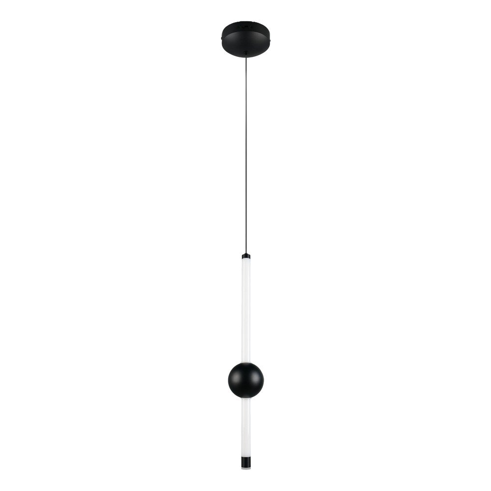 Matně černé LED stmívatelné závěsné svítidlo Melita – Trio TRIO