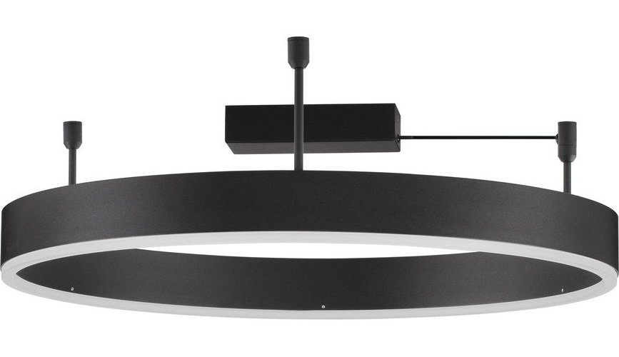 Matně černé hliníkové LED stmívatelné stropní svítidlo Motif – Nova Luce Nova Luce