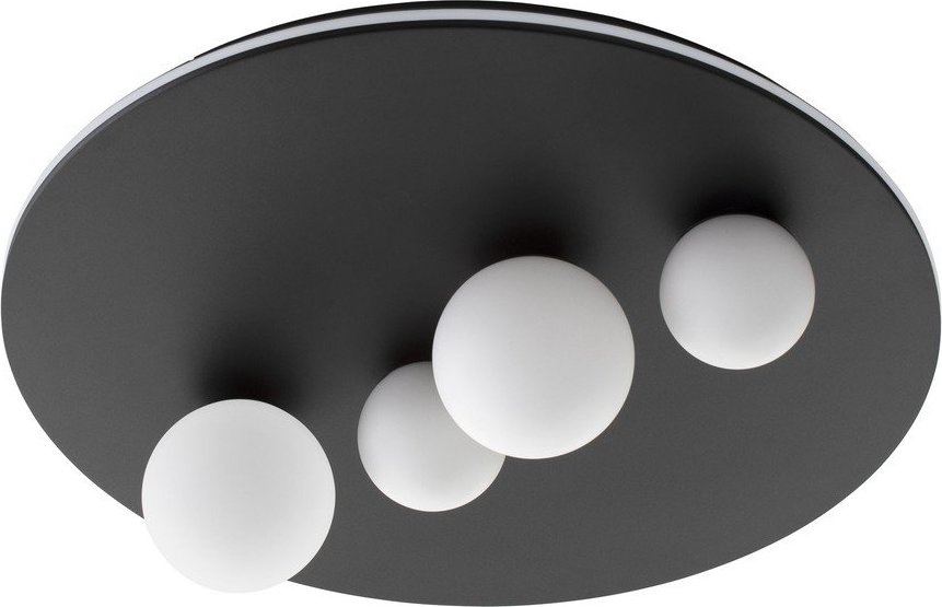 Matně černé hliníkové LED stmívatelné stropní svítidlo Velna – Nova Luce Nova Luce