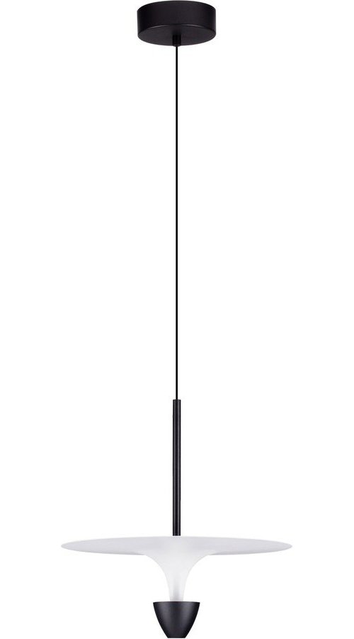 Matně černé hliníkové LED závěsné svítidlo ø 34 cm Topio – Nova Luce Nova Luce