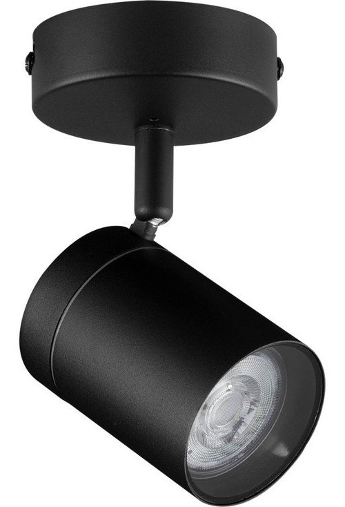 Matně černé kovové bodové svítidlo s ohybatelnou konstrukcí 12x8 cm Alma – Nova Luce Nova Luce
