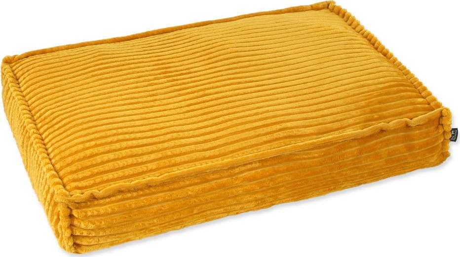 Matrace pro psa v hořčicové barvě 90x60 cm Dog Fantasy Stripe – Plaček Pet Products Plaček Pet Products