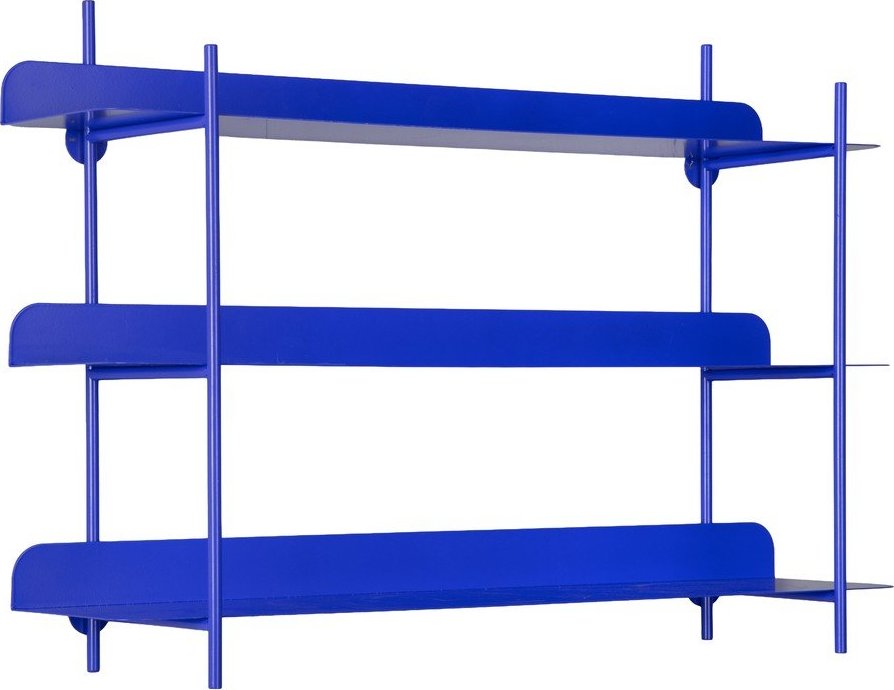 Modrá patrová kovová police 60 cm Cool Retro – PT LIVING PT LIVING
