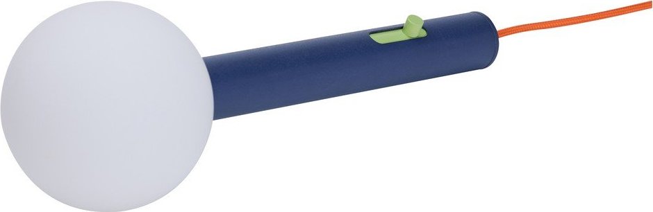 Modré kovové LED stmívatelné závěsné svítidlo ø 10 cm Talk – Hübsch Hübsch