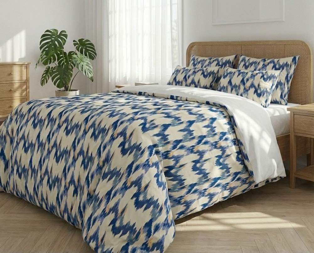 Modré povlečení na jednolůžko 200x140 cm Sapphire – Mijolnir Mijolnir