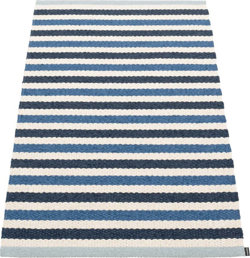Modro-krémový vnitřní a venkovní koberec 70x120 cm Teo Denim – Pappelina Pappelina
