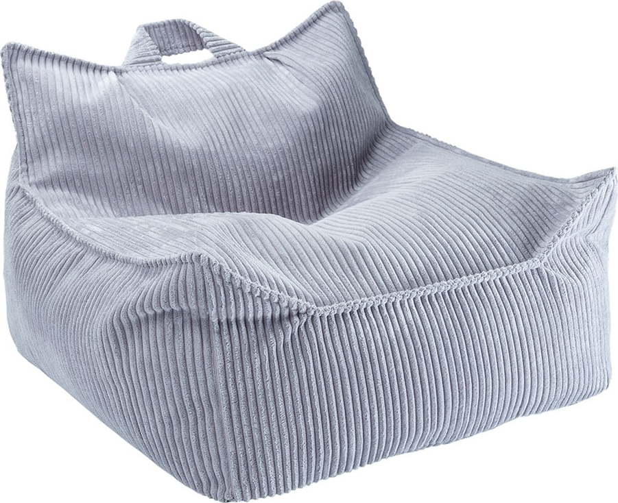 Modrý manšestrový dětský sedací vak Chair – Wigiwama Wigiwama