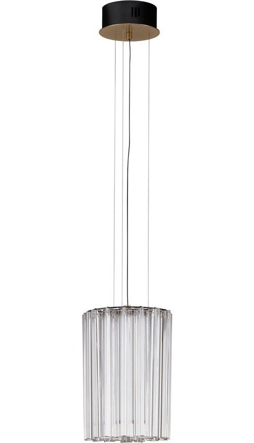 Ocelové LED stmívatelné závěsné svítidlo v mosazné barvě ø 22 cm Nol – Nova Luce Nova Luce