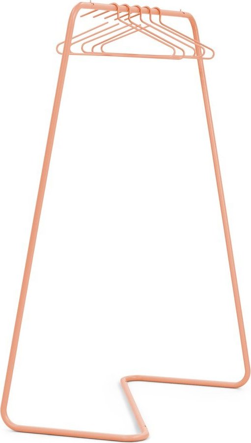 Ocelový stojan na oblečení v lososové barvě 118x160x57 cm Hang-On – Spinder Design Spinder Design