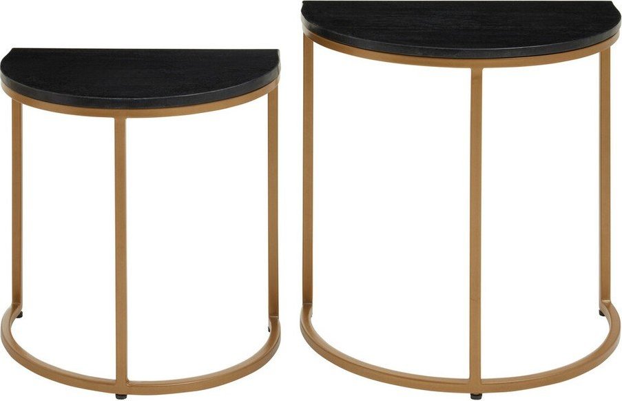 Odkládací stolky v sadě 2 ks s mramorovou deskou 28x45 cm Varana – Premier Housewares Premier Housewares
