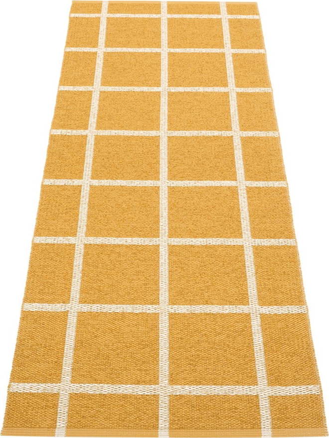 Okrově žlutý vnitřní a venkovní běhoun 70x225 cm Ada Ochre – Pappelina Pappelina