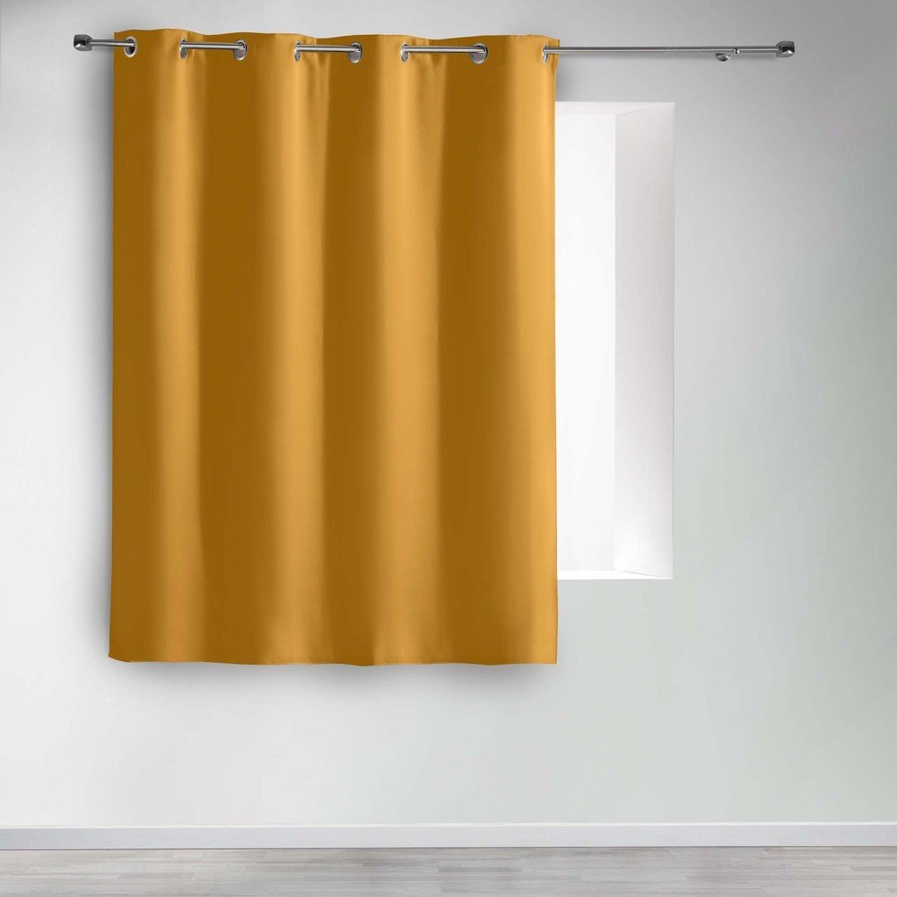 Okrově žlutý zatemňovací závěs 135x180 cm Occult – douceur d'intérieur Douceur d intérieur