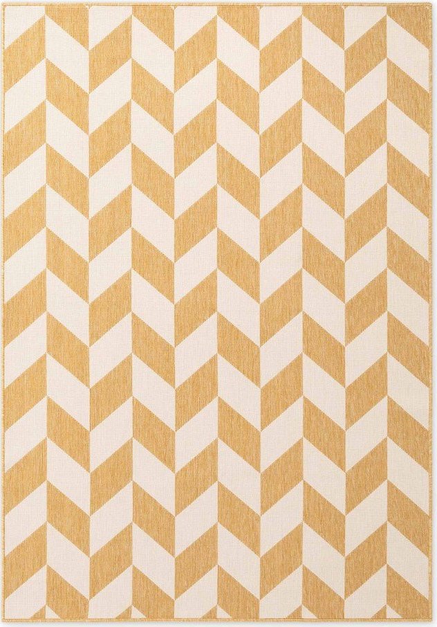 Okrově žlutý/krémový vnitřní a venkovní koberec 200x300 cm Haringey Terrick – Ted Baker Ted Baker