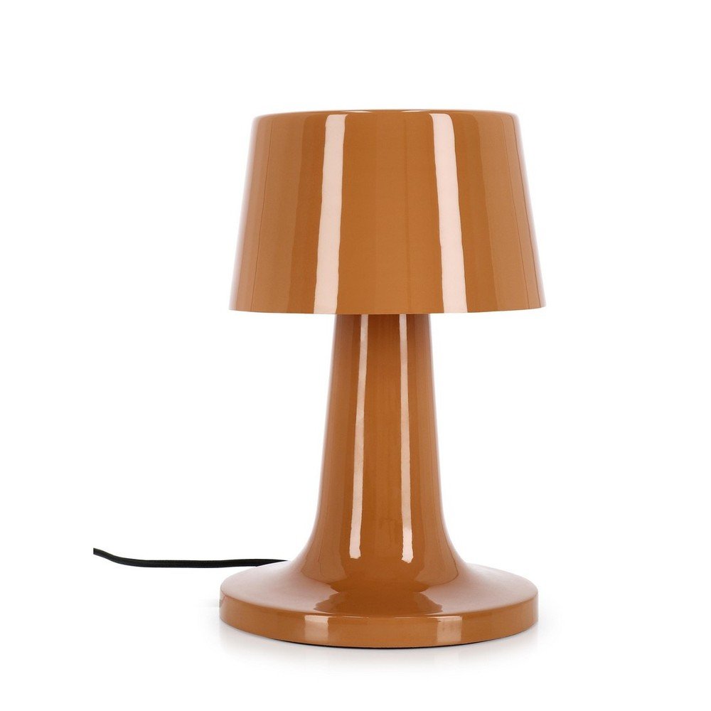 Oranžová kovová LED stolní lampa s kovovým stínidlem (výška 51 cm) Turner – Bizzotto Bizzotto