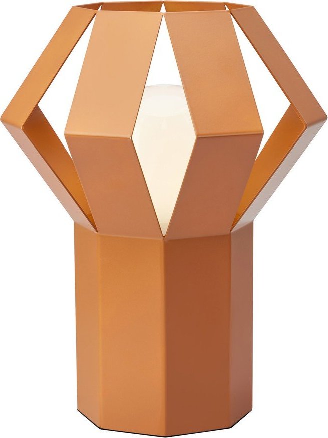 Oranžová kovová stolní lampa s kovovým stínidlem (výška 27 cm) Octa – Markslöjd Markslöjd