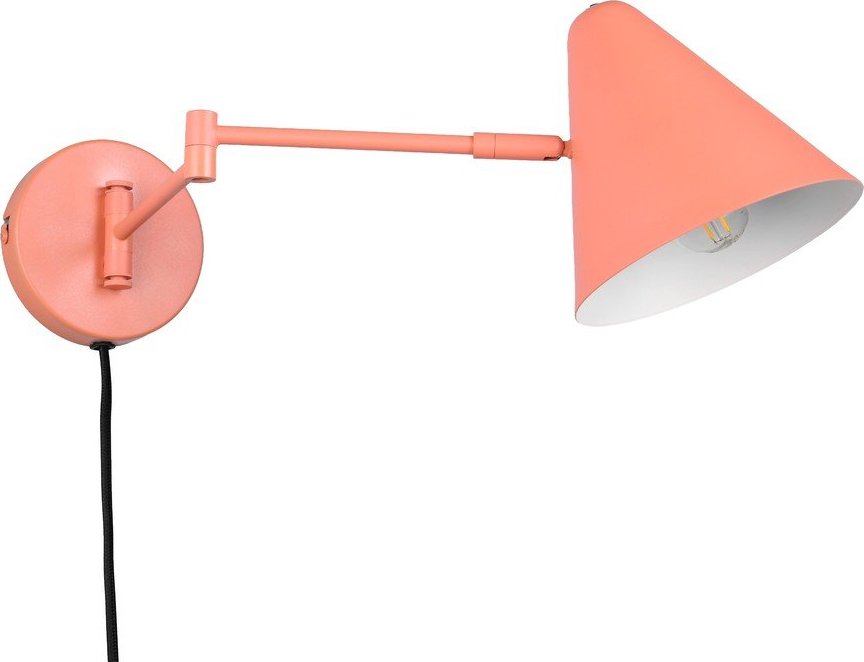 Oranžové nástěnné svítidlo s ohybatelnou konstrukcí do zásuvky ø 15 cm Cosima – Trio TRIO