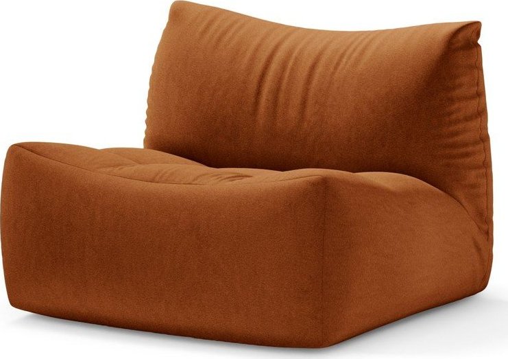 Oranžové sametové křeslo Tove – Micadoni Micadoni