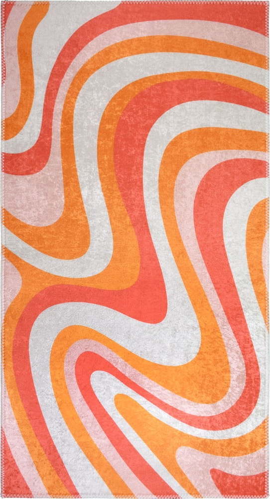 Oranžový pratelný koberec 80x150 cm Colors of Joy – Vitaus Vitaus