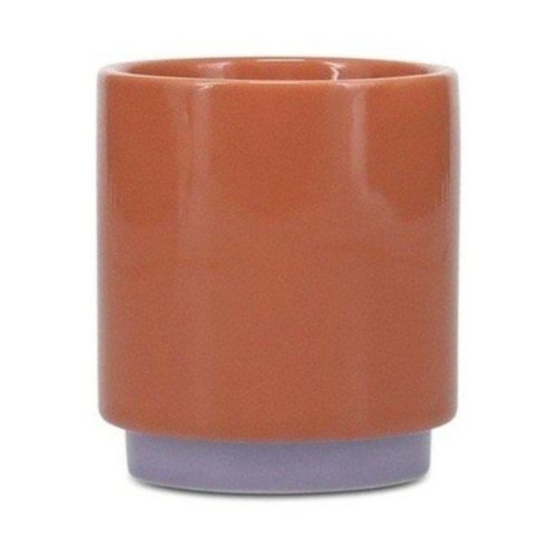 Oranžový/fialový kameninový šálek 130 ml Duo – ONA ONA