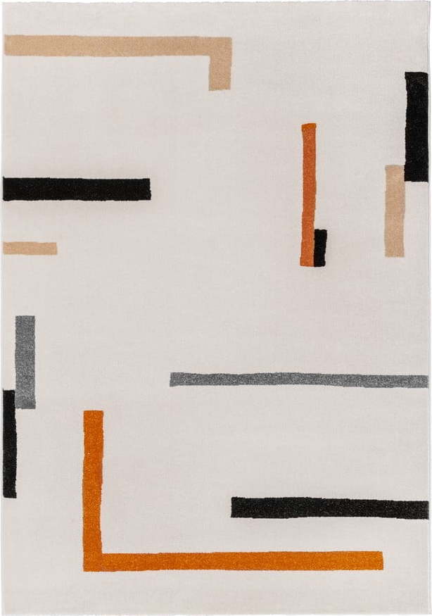Oranžový/krémový koberec 80x150 cm Linea – Universal Universal