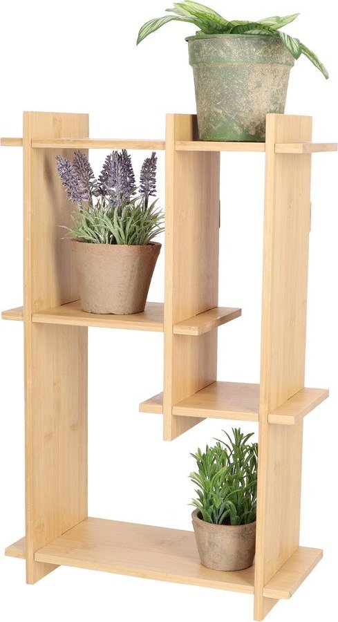 Patrová bambusová police ve světle přírodní barvě 35 cm – Esschert Design Esschert Design