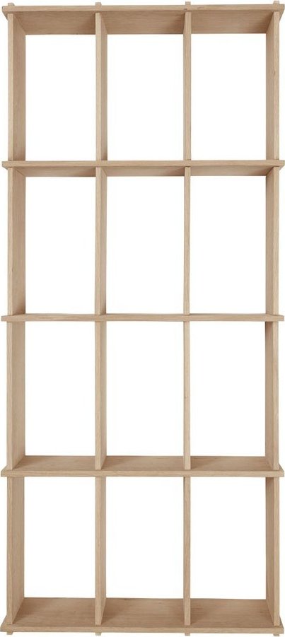 Patrová police z dubového dřeva v přírodní barvě 64 cm Grid – OYOY Living Design Oyoy Living Design