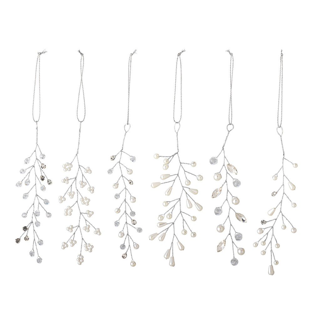 Plastové vánoční ozdoby v sadě 6 ks 11 cm Ikata – Bloomingville Bloomingville