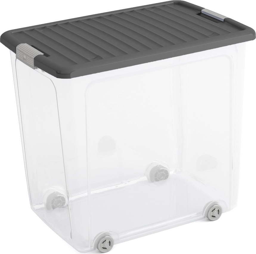 Plastový úložný box s víkem 56