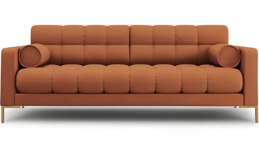 Pohovka v cihlové barvě 217 cm Bali – Cosmopolitan Design Cosmopolitan design